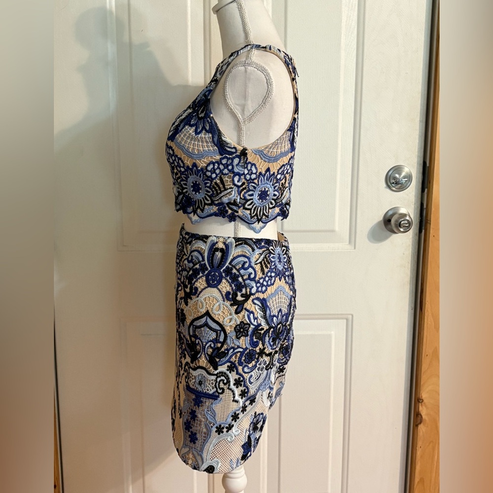Jovani Two-Piece Short Prom and Cocktail Dress size 4 - Picture 3 of 15